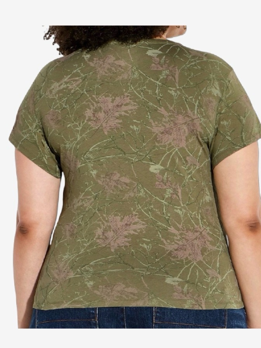 Green camo tee